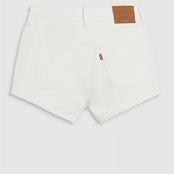 Levi’s 501 original shorts in disco nights white size 26 NWT - Picture 4 of 9